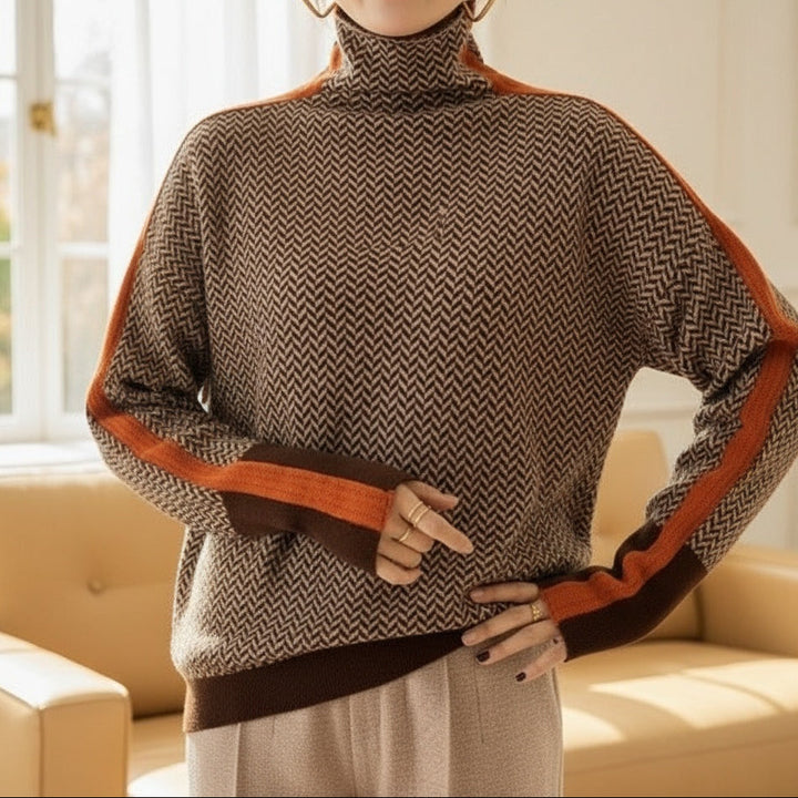 Elin | Højhalset sweater