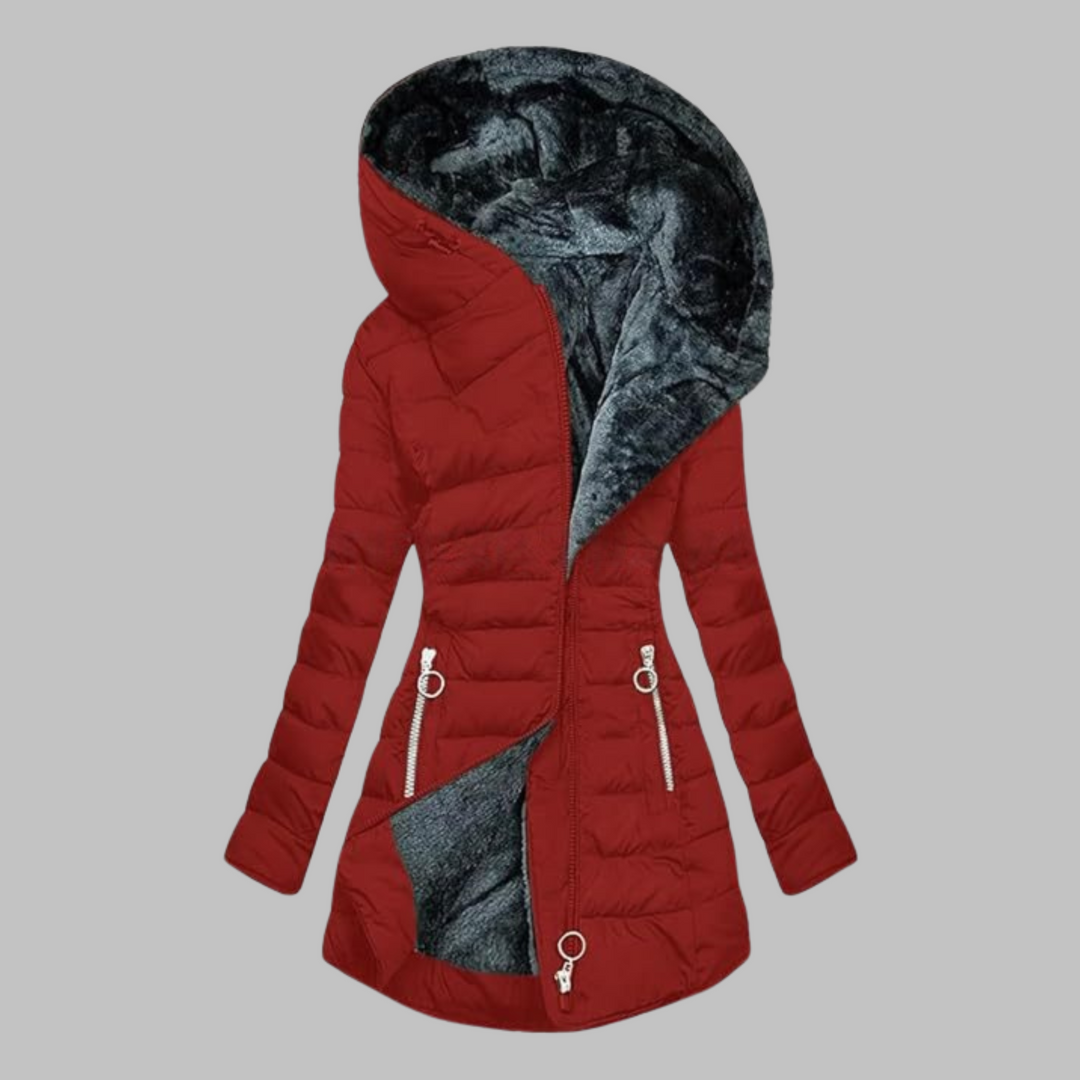 YENGE™ - Casual Slim Fit Hættejakke med Lange Ærmer