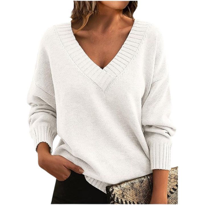 LILLIAN™ - Let V-Hals Sweater