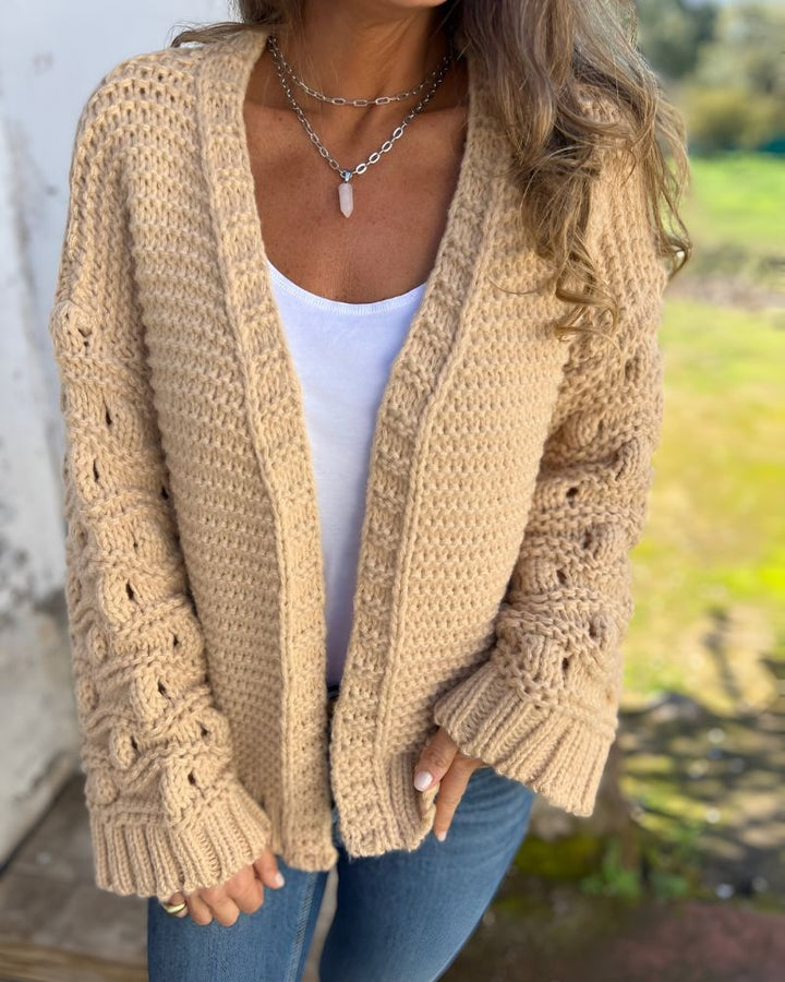 COLLEEN™ - Klassisk Strikket Cardigan
