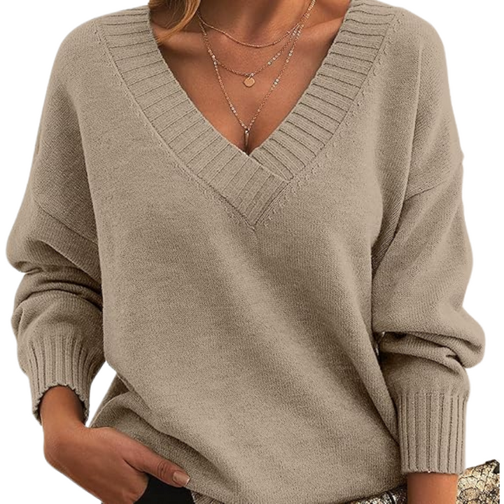 LILLIAN™ - Let V-Hals Sweater