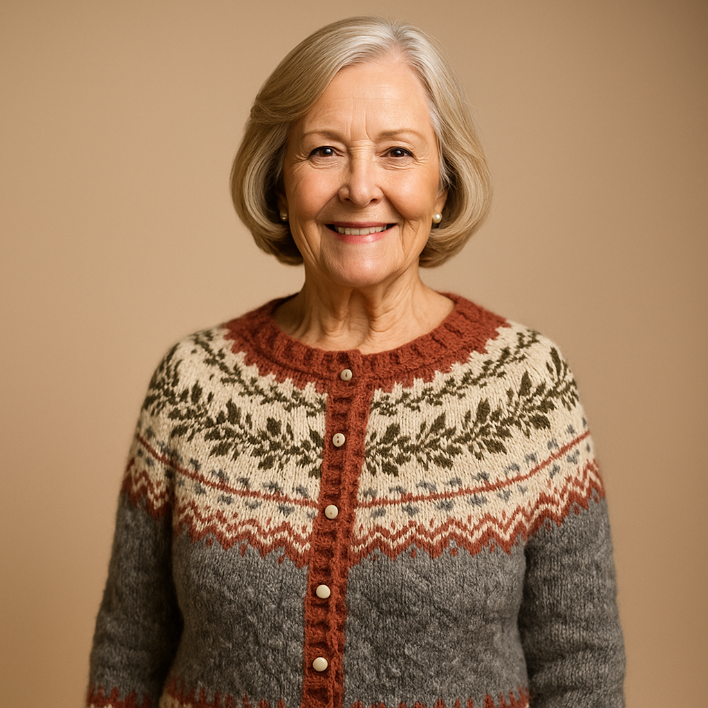 Tytti™ - Klassisk Islandsk Uld Strikjakke