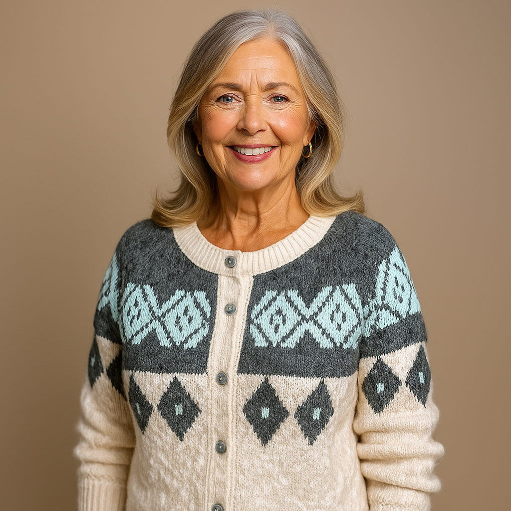 Alina™ - Retro islandsk uldstrik
