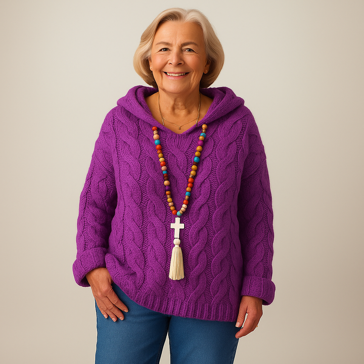 Marja™ – Behagelig og Stilfuld Strikhætte