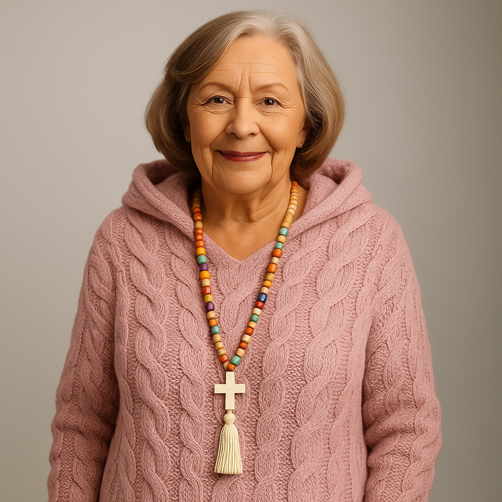 Sanna™ – Behagelig og stilfuld strikket hættetrøje