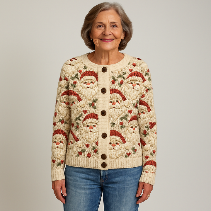 Maarit™ – Santa Hearth Cardigan