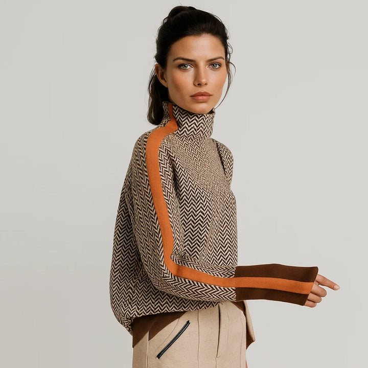 Elin | Højhalset sweater