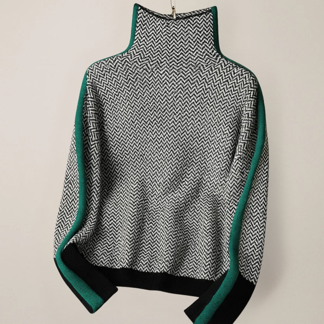 Elin | Højhalset sweater