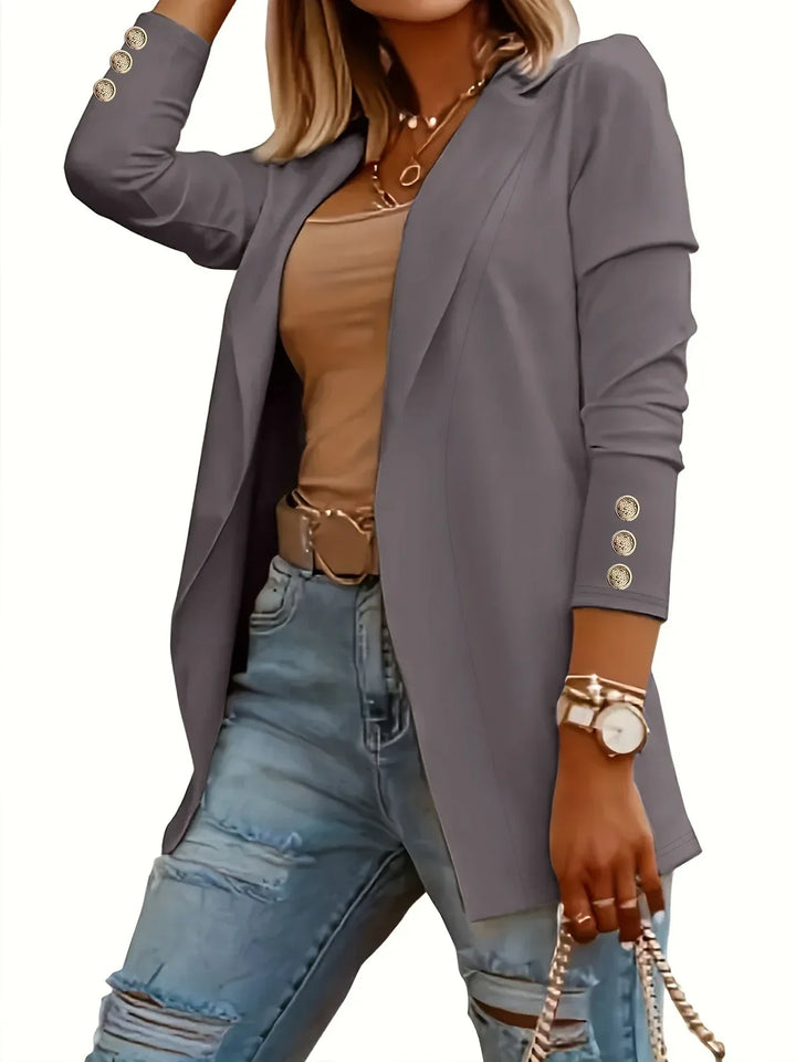 EMMA™ - Chic Åben Front Jakke