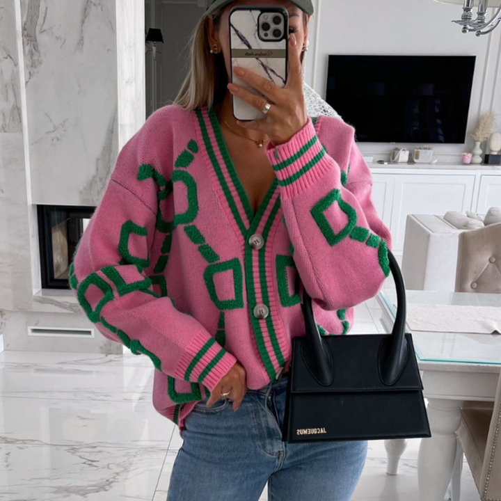 ELEA™ - Elegant Knap-Ned Langærmet Cardigan