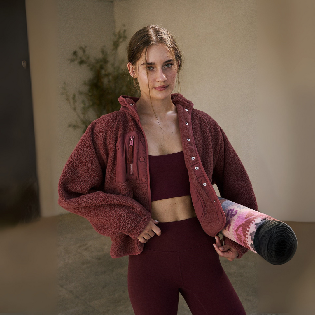 MANCY™ - Casual Knap-Ned Cropped Jakke