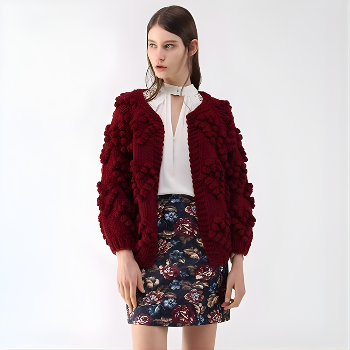 YARA™ - Cozy Langærmet Åben Front Cardigan