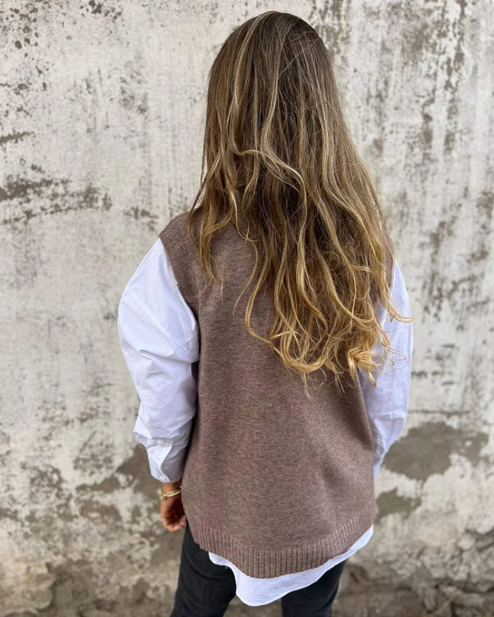 EVELYN™ - Stilfuld Strikket Sweater Vest