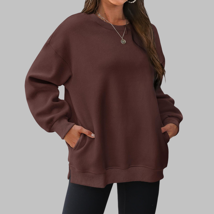 MEDGI™ - Casual Oversized Crewneck Langærmet Sweater