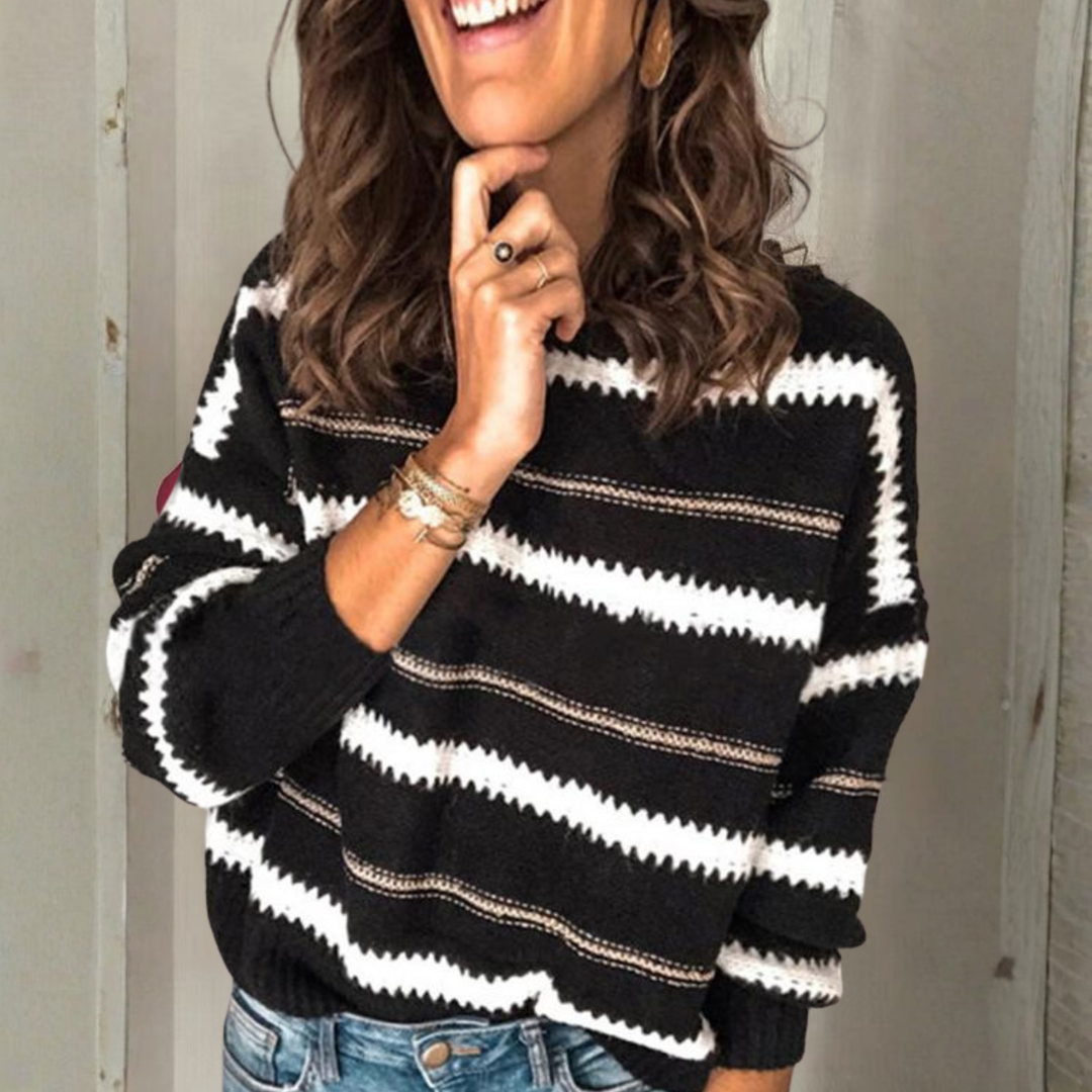 MALTI™ - Casual Langærmet Crewneck Sweater