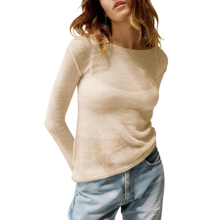 MHARLA™ - Letvægts Sommer Gennemsigtig Langærmet Top