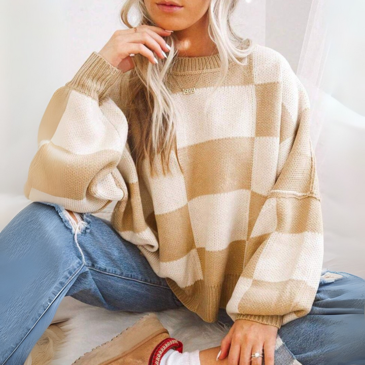 PINEDA™ - Casual Langærmet Løs-Fit Sweater