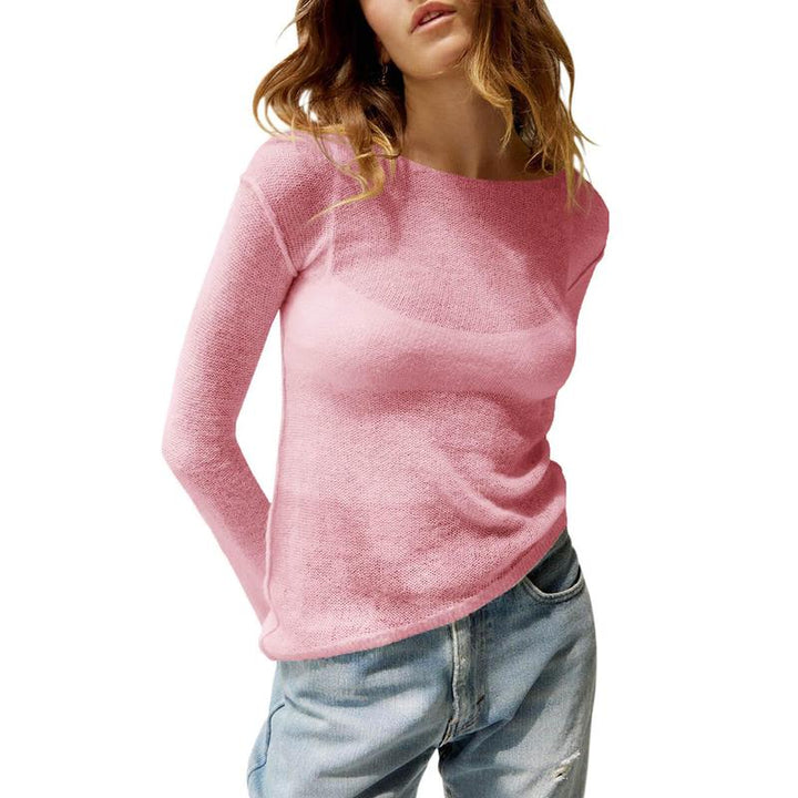 MHARLA™ - Letvægts Sommer Gennemsigtig Langærmet Top