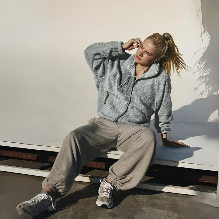 MANCY™ - Casual Knap-Ned Cropped Jakke