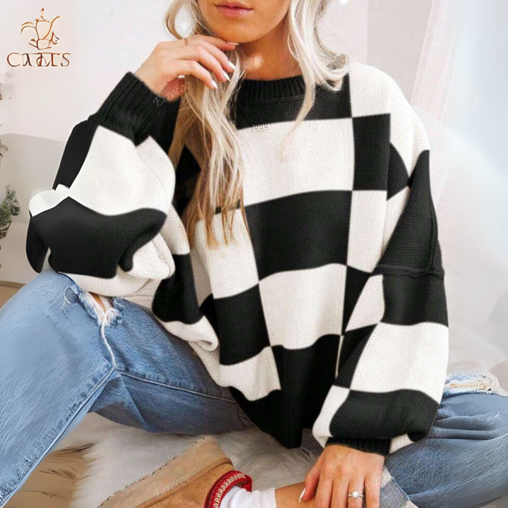 PINEDA™ - Casual Langærmet Løs-Fit Sweater