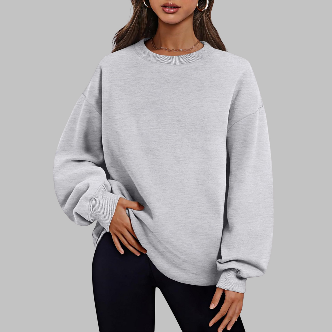MEDGI™ - Casual Oversized Crewneck Langærmet Sweater