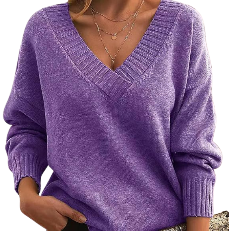 LILLIAN™ - Let V-Hals Sweater