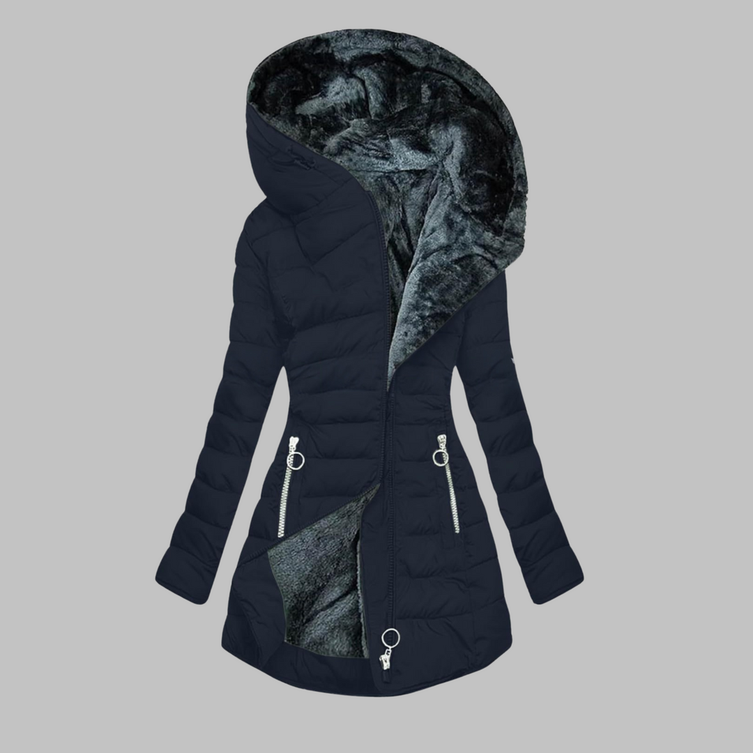 YENGE™ - Casual Slim Fit Hættejakke med Lange Ærmer