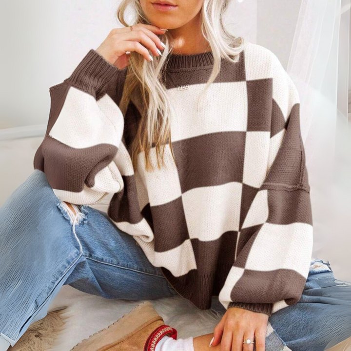 PINEDA™ - Casual Langærmet Løs-Fit Sweater