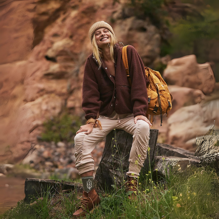 MANCY™ - Casual Knap-Ned Cropped Jakke