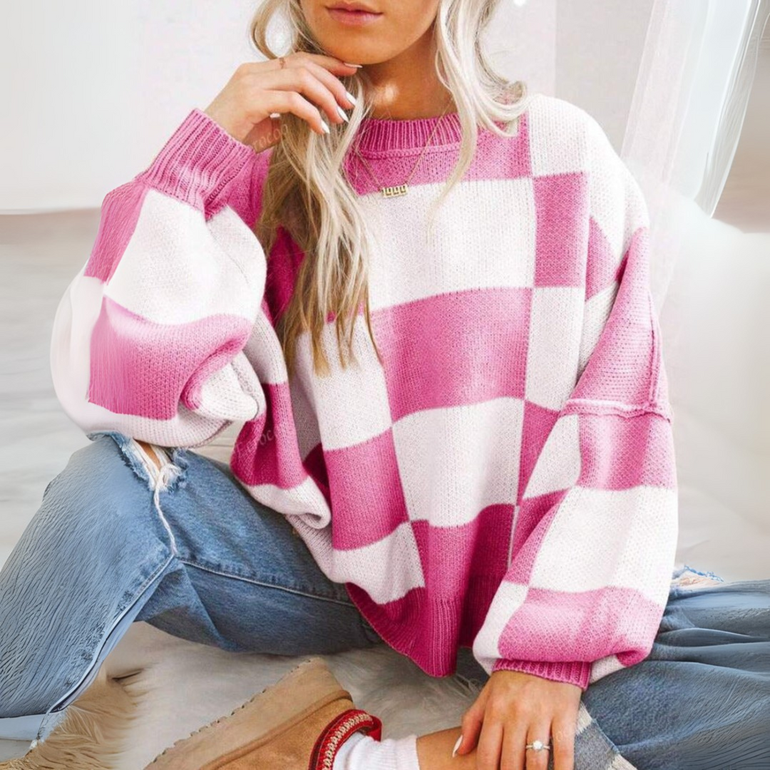 PINEDA™ - Casual Langærmet Løs-Fit Sweater