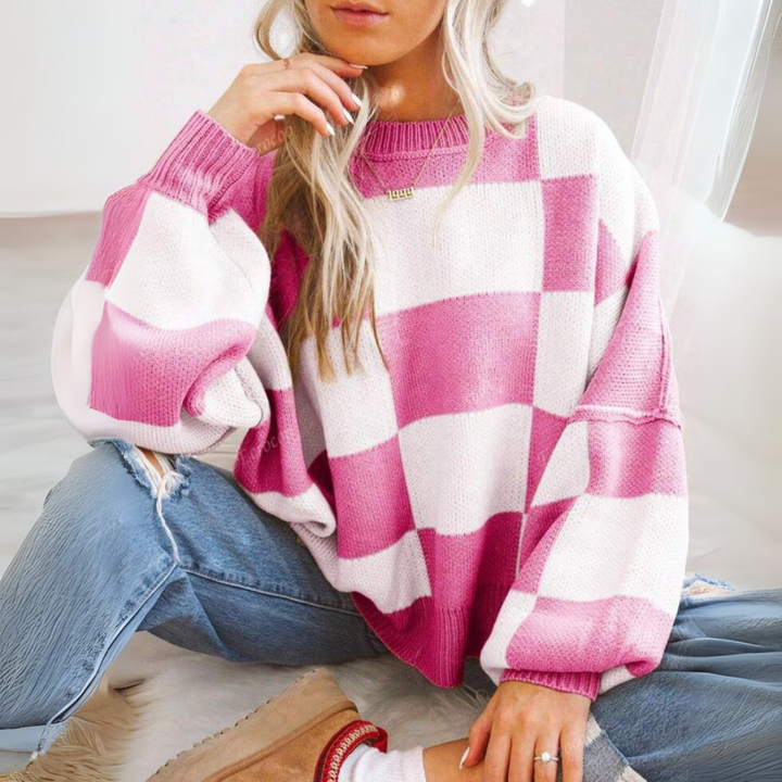 PINEDA™ - Casual Langærmet Løs-Fit Sweater