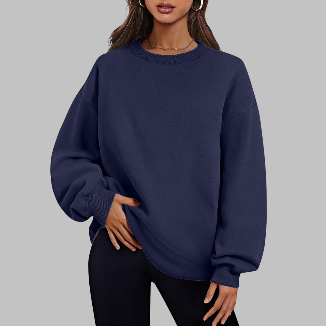 MEDGI™ - Casual Oversized Crewneck Langærmet Sweater