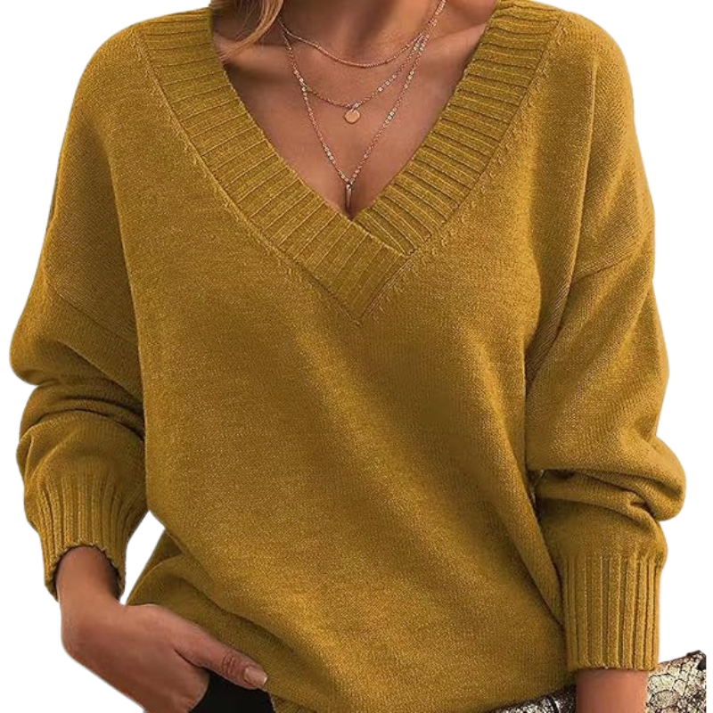 LILLIAN™ - Let V-Hals Sweater