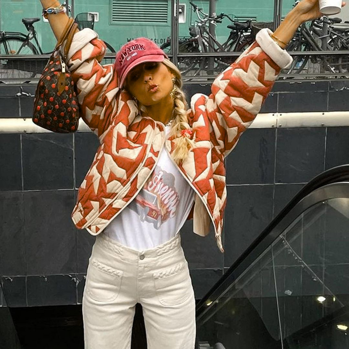 NICOLE™ - Trendy Printet Jakke