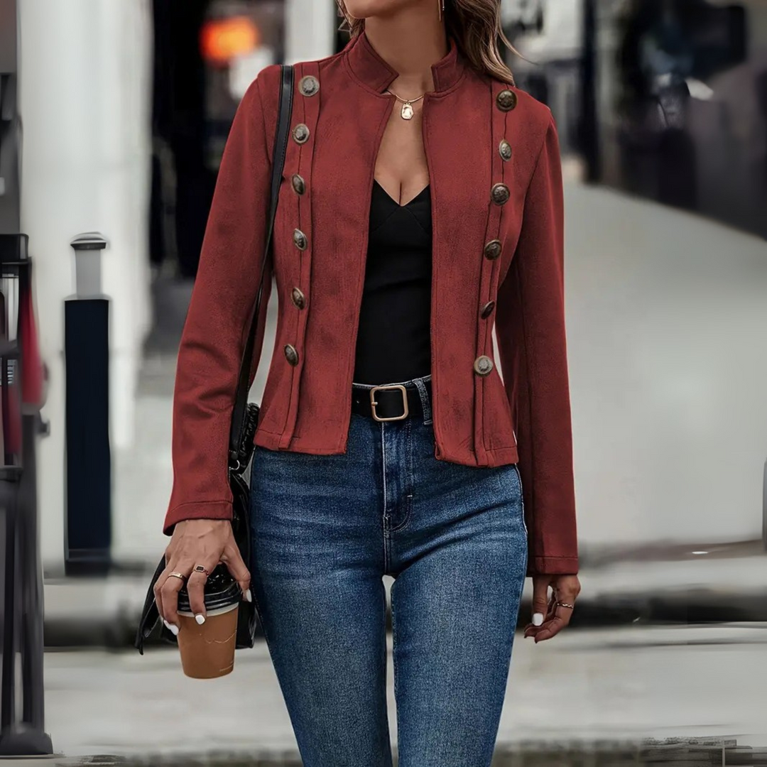 TASMIN™ - Vintage Slim Fit Langærmet Jakke