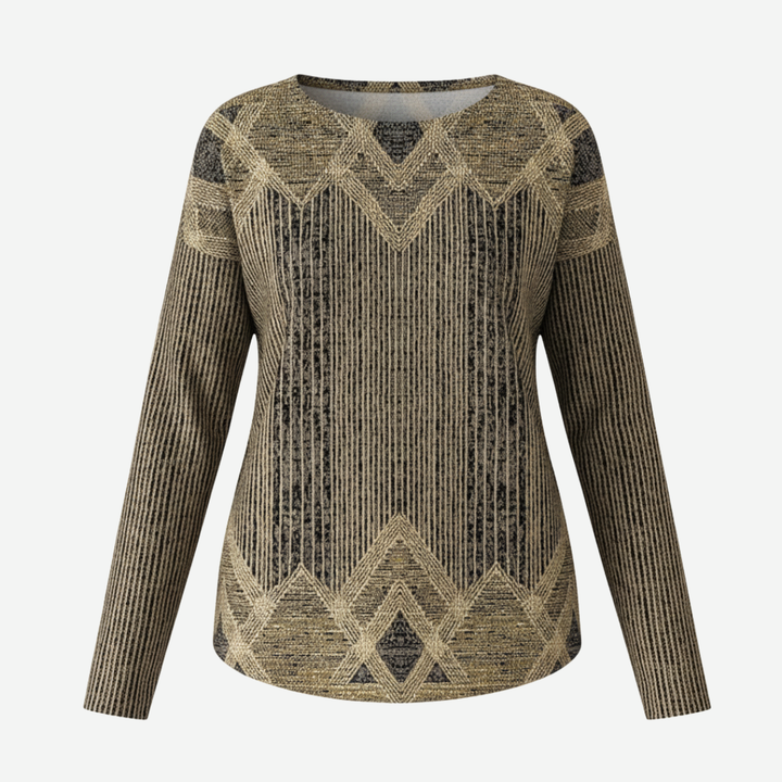 MARGARET™ - Vintage Stribet Sweater