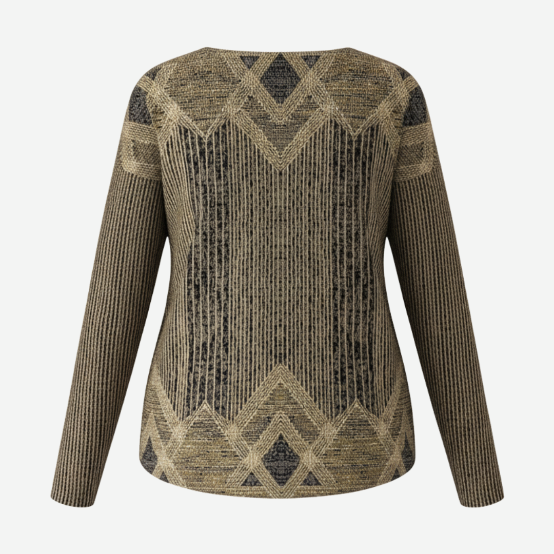 MARGARET™ - Vintage Stribet Sweater