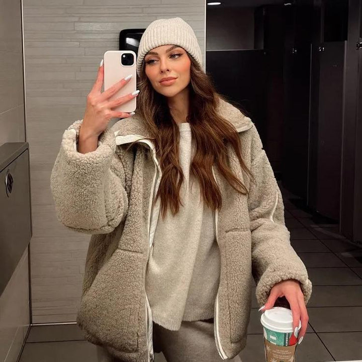 DORA™ | Blød Teddy Jakke