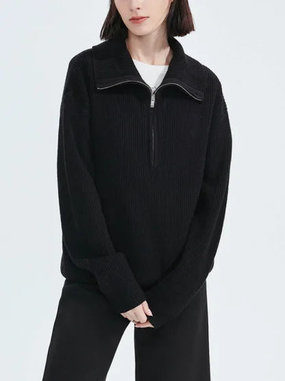 ELODIE™ - Komfortabel Half-Zip Sweater