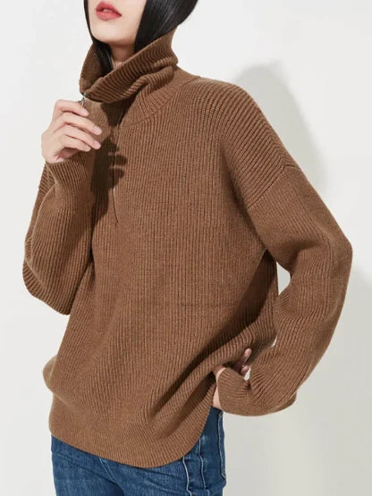 ELODIE™ - Komfortabel Half-Zip Sweater