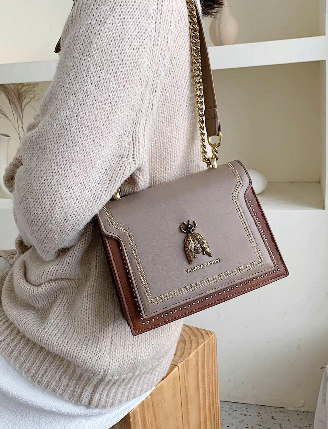 SIMONE™ - Tidløs Luksus Kæde Taske