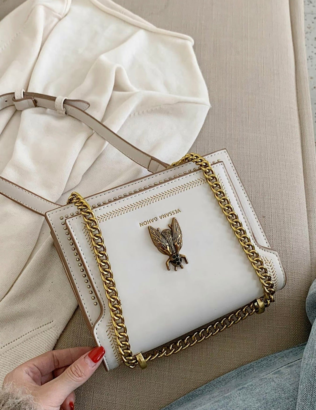 SIMONE™ - Tidløs Luksus Kæde Taske