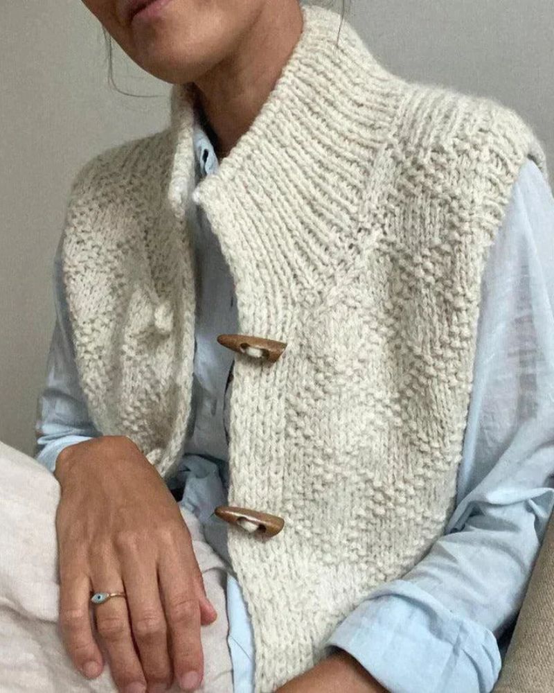IVY™ - Klassisk Ærmeløs Cardigan