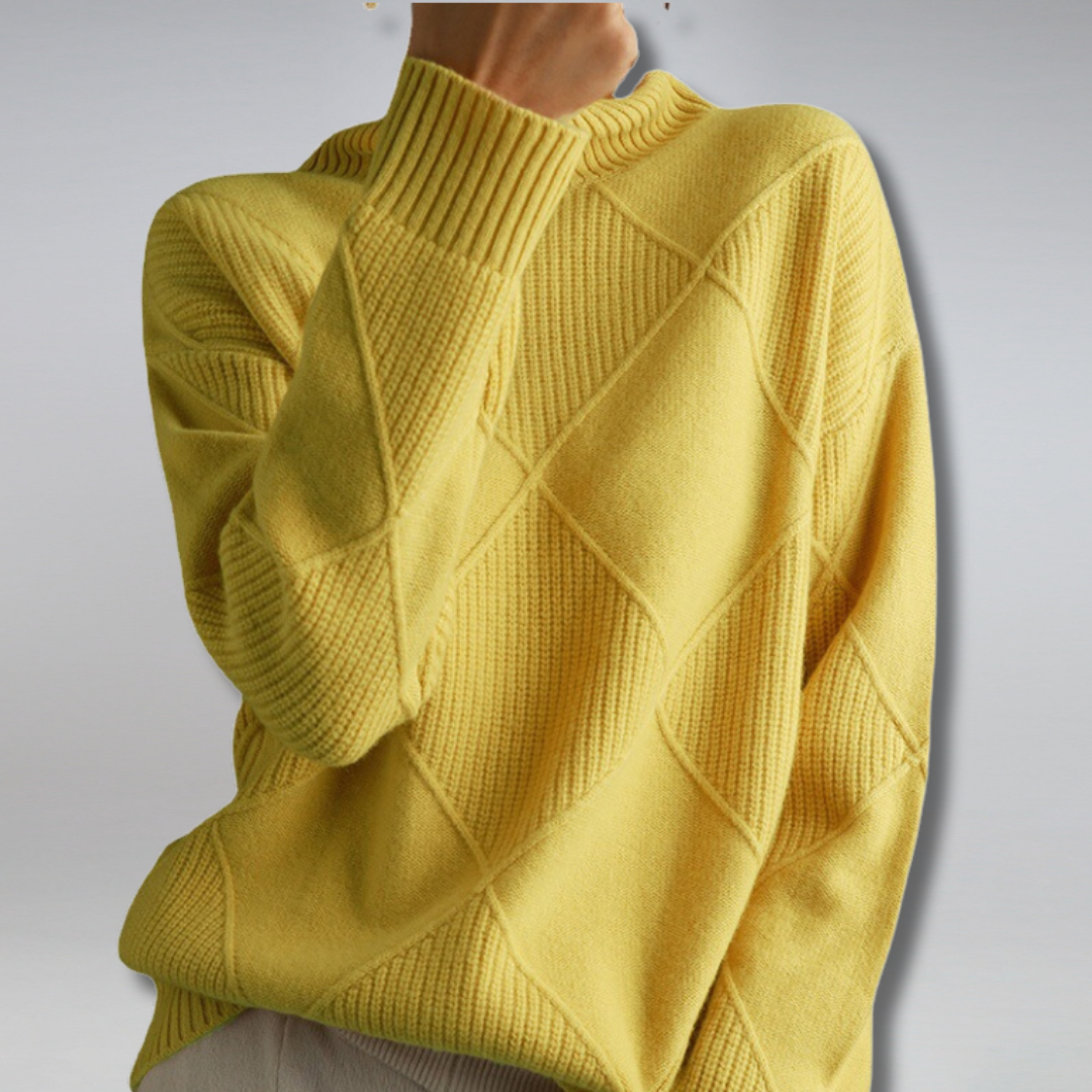 LINLEY™ | Luksus Ribbet Turtleneck Pullover