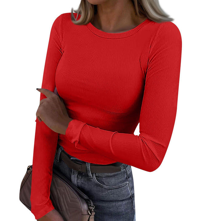 RESLEY™ - Casual Sommer Crewneck Rib Fit Top
