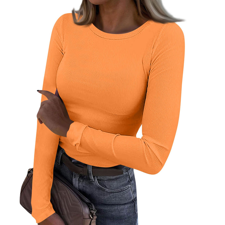 RESLEY™ - Casual Sommer Crewneck Rib Fit Top