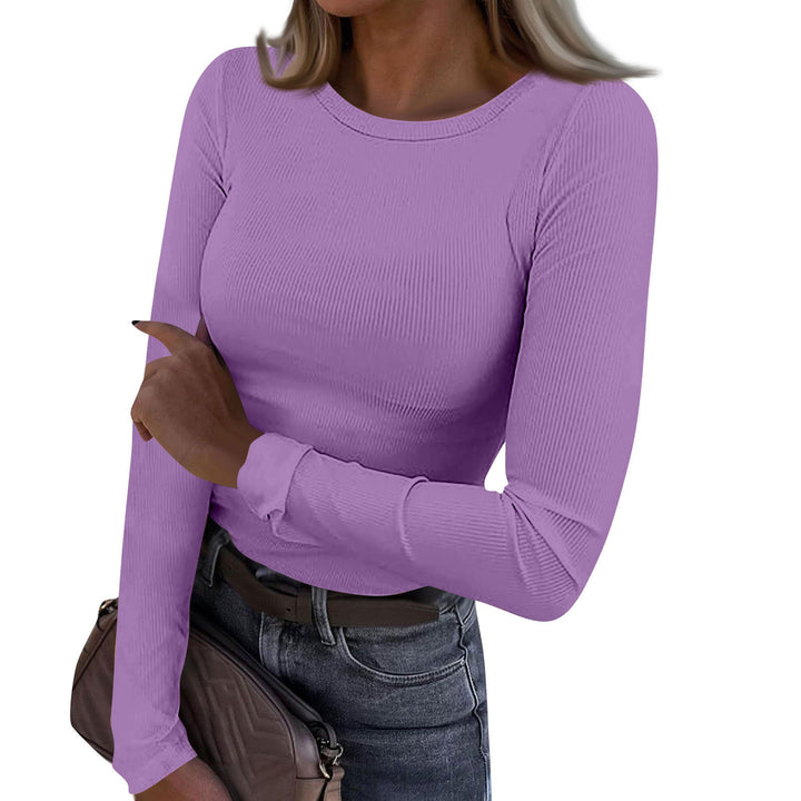 RESLEY™ - Casual Sommer Crewneck Rib Fit Top