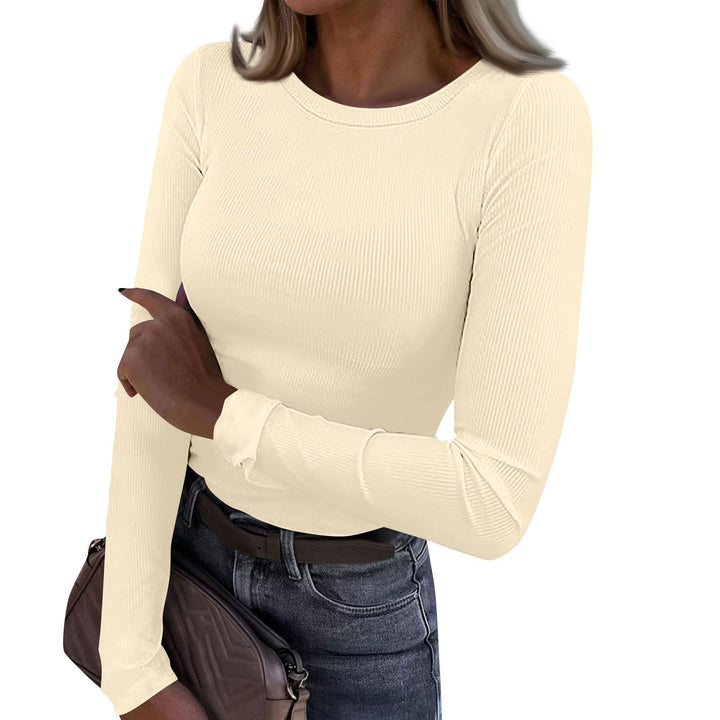 RESLEY™ - Casual Sommer Crewneck Rib Fit Top