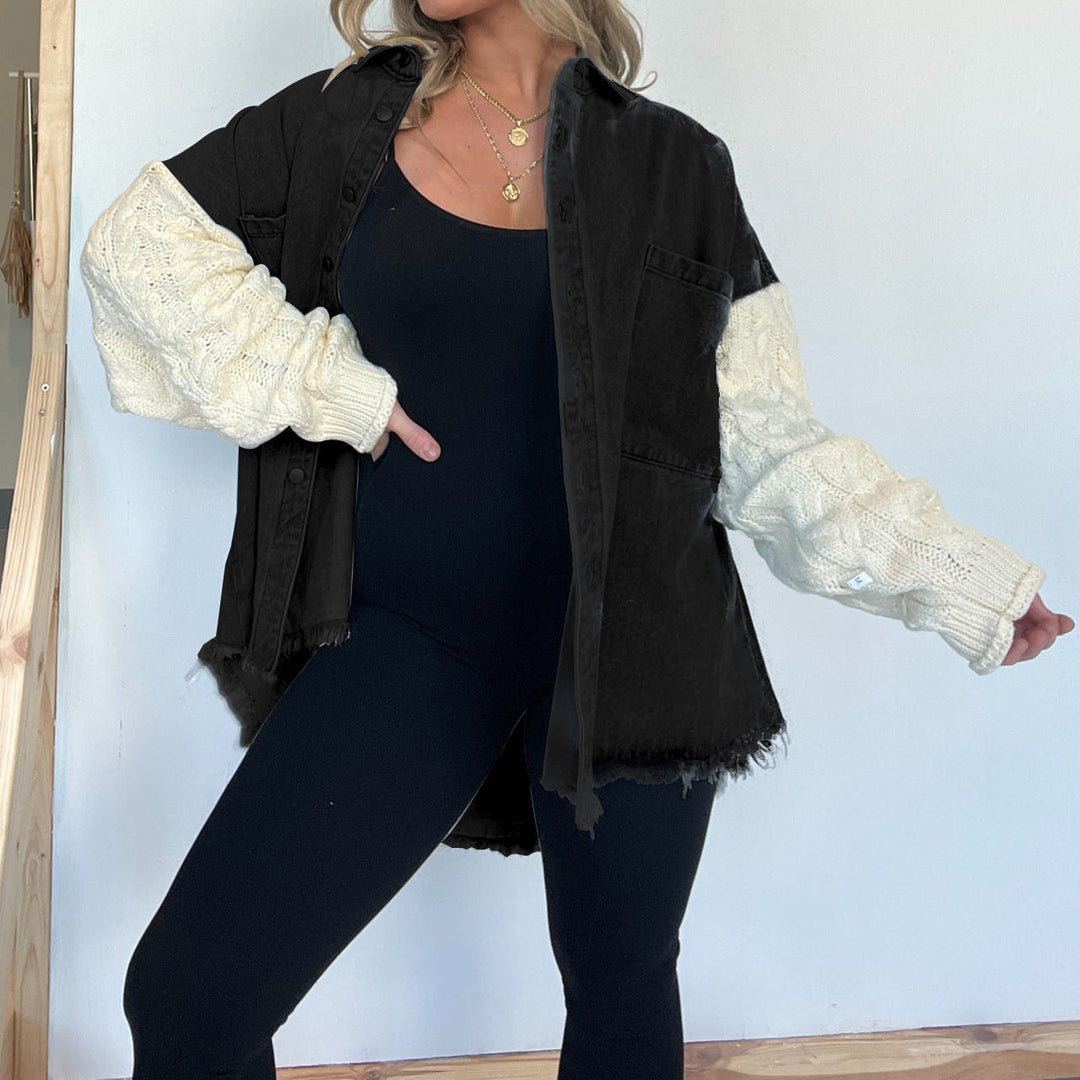 PRIS™ - Vintage Langærmet Kravejakke