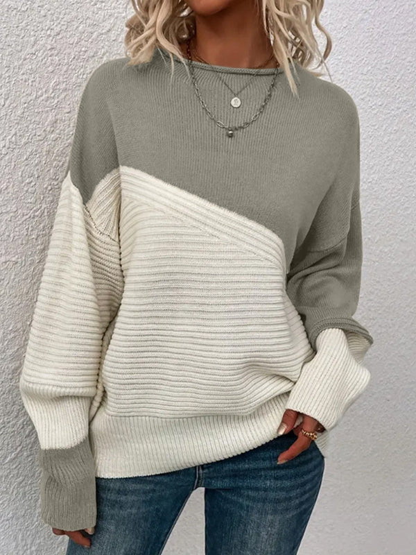 KARA™ - Casual Langærmet Rund Hals Sweater